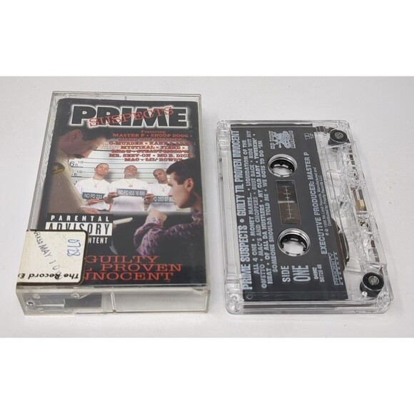 Prime Suspects Guilty Til Proven Innocent Cassette 1998 Master P Gangsta Rap 90s - Picture 1 of 6